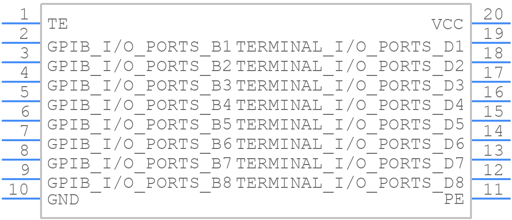 SN75ALS160N - Texas Instruments - PCB symbol