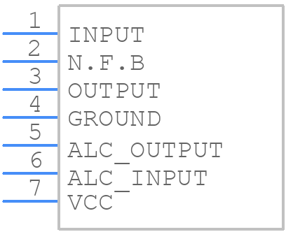 UPC1158 - NEC - PCB symbol