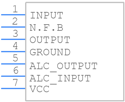 UPC1158H2 - NEC - PCB symbol