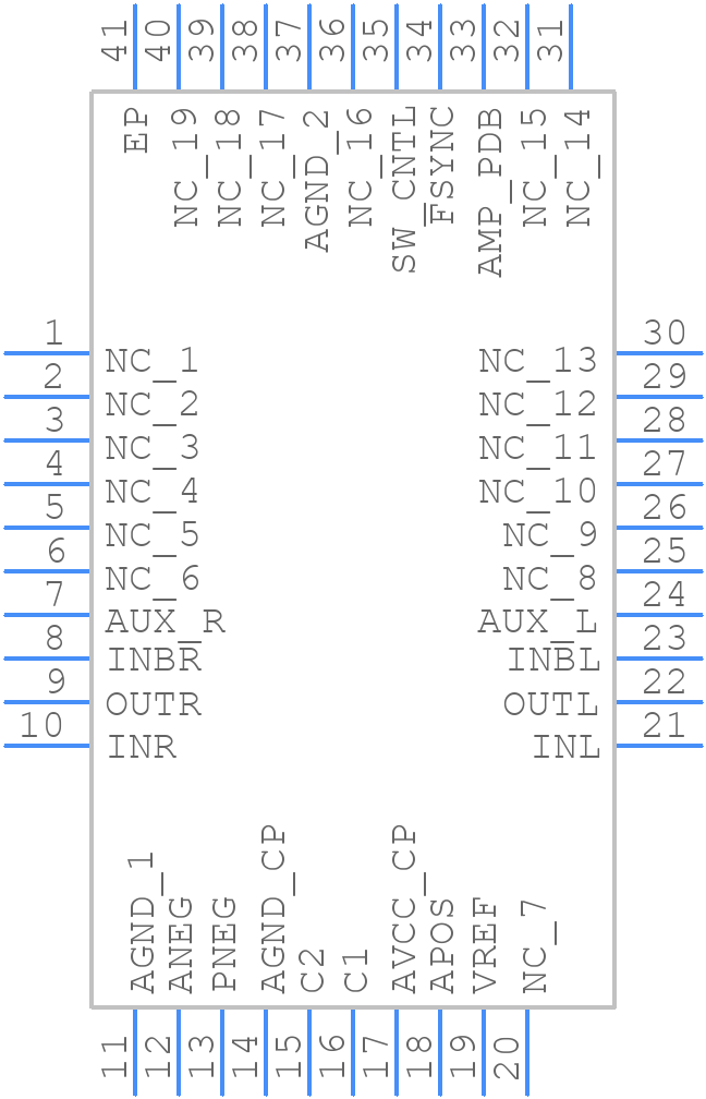 SABRE9602Q - ESS Technology - PCB symbol