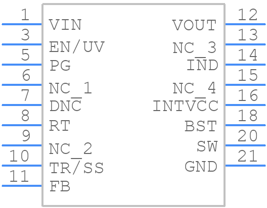 LT8630EFE#PBF - Analog Devices - PCB symbol