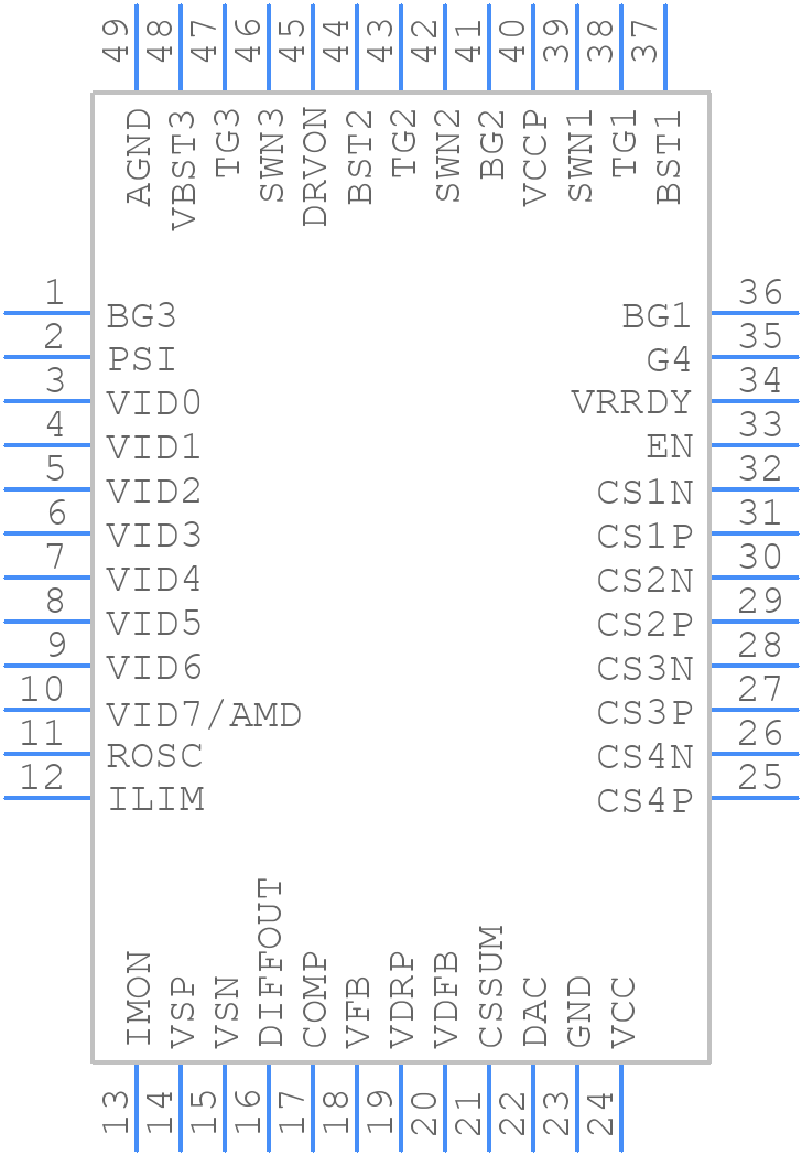 NCP5395MNR2G - onsemi - PCB symbol