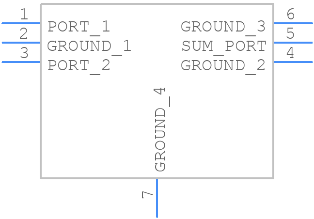 EP2-5G1+ - Mini-Circuits - PCB symbol