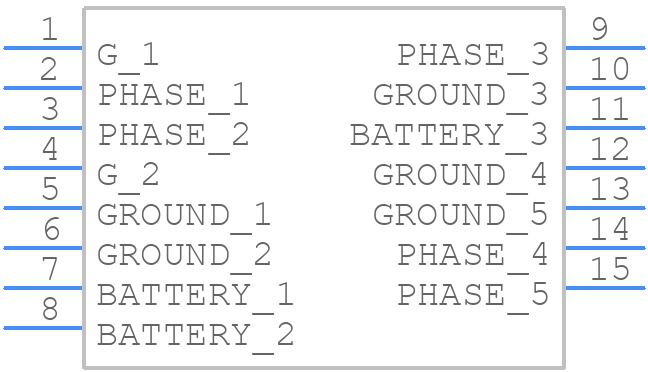 IAUC60N04S6N050H - Infineon - PCB symbol