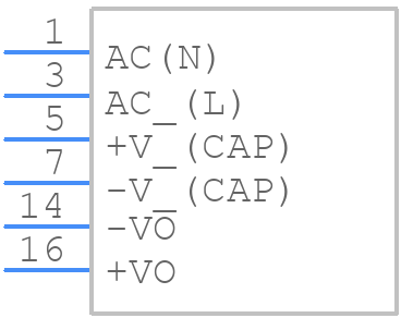 PBO-15C-3 - CUI Inc. - PCB symbol