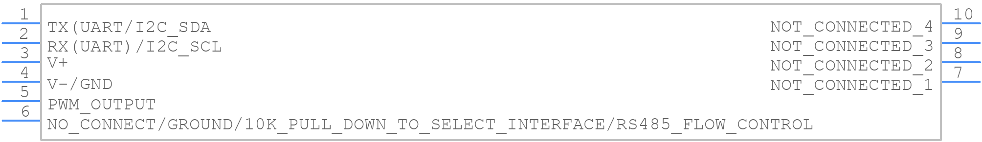 T6713 - Amphenol - PCB symbol