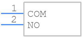 GSNAN0T000102 - C & K COMPONENTS - PCB symbol