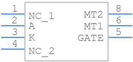 VO2223B-X007T - Vishay - PCB symbol