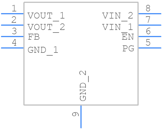 MP20045DN-50-Z - Monolithic Power Systems (MPS) - PCB symbol