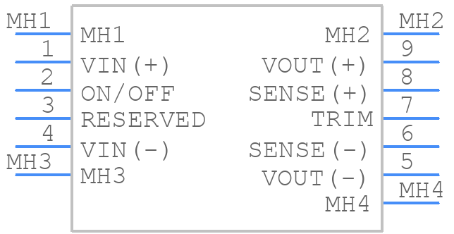 IQ24280HZC18NRS - Synqor - PCB symbol