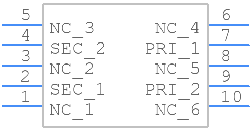 SM91047EL - Bourns - PCB symbol