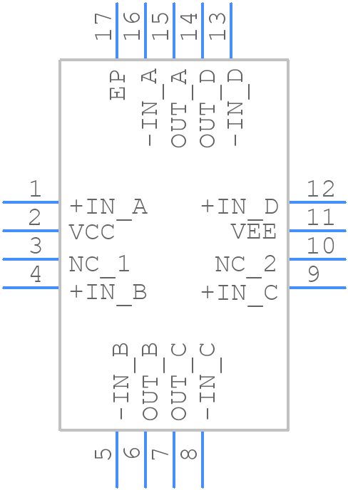 TLV7034RTER - Texas Instruments - PCB symbol