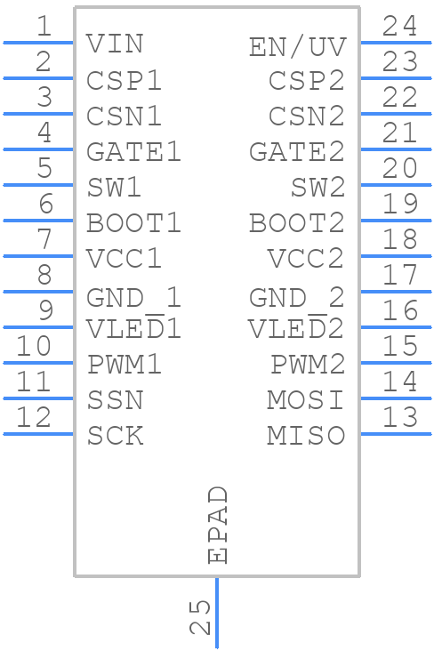 TPS92518HV-Q1 - Texas Instruments - PCB symbol