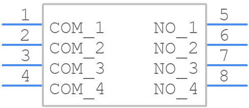 CHS-04TB1 - Nidec Copal - PCB symbol