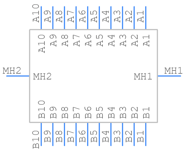 09751206574 - HARTING - PCB symbol