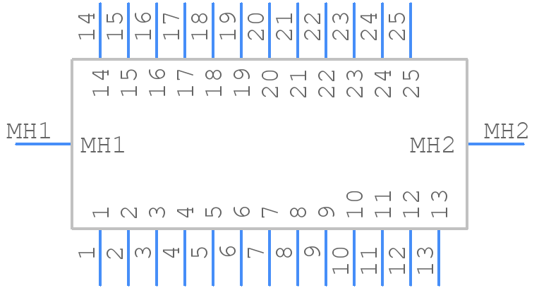 09643147235 - HARTING - PCB symbol