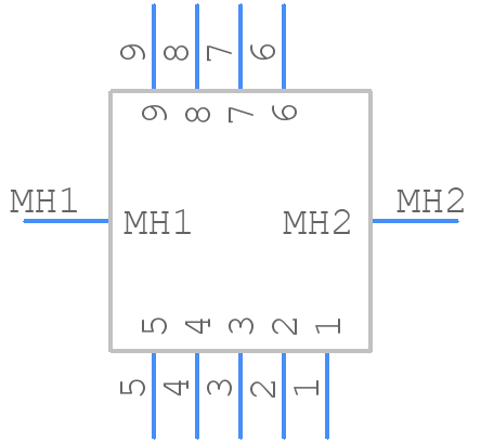09641227225 - HARTING - PCB symbol