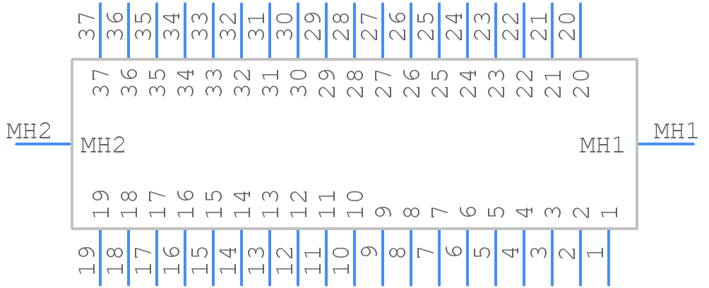 09644247222 - HARTING - PCB symbol