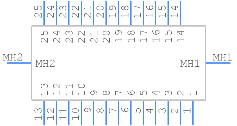 09643227220 - HARTING - PCB symbol