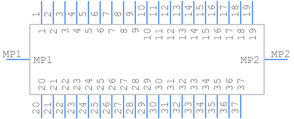 09554663821741 - HARTING - PCB symbol