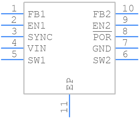 NCV896530MWATXG - onsemi - PCB symbol