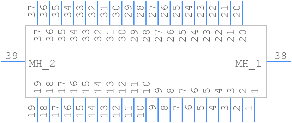 K22X-C37P-N - Kycon - PCB symbol