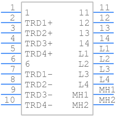 09455511541 - HARTING - PCB symbol
