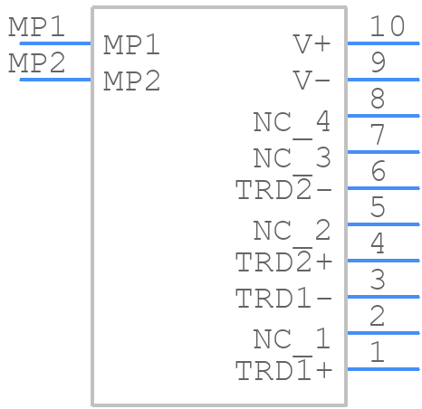 09455511166 - HARTING - PCB symbol