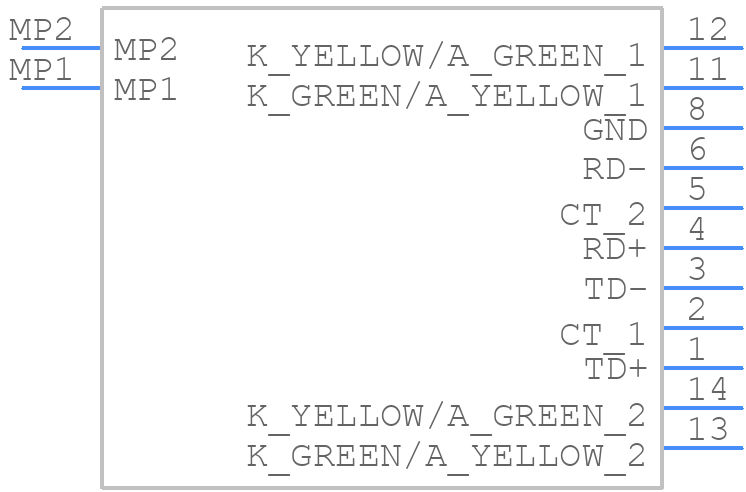 09455511161 - HARTING - PCB symbol