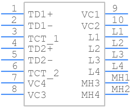 09455511151 - HARTING - PCB symbol