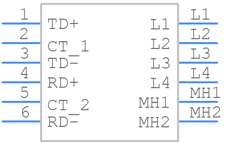 09455511150 - HARTING - PCB symbol