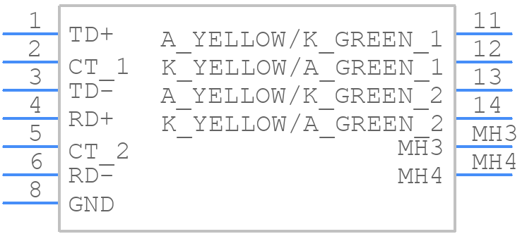 09455511140 - HARTING - PCB symbol