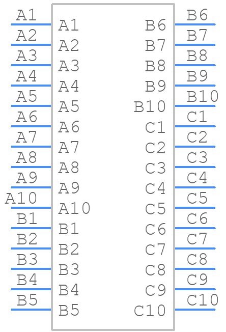 09251306590 - HARTING - PCB symbol