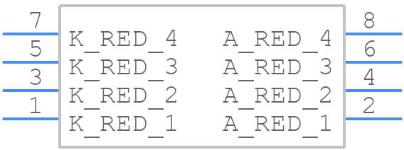 WP914CK/4IDT - Kingbright - PCB symbol
