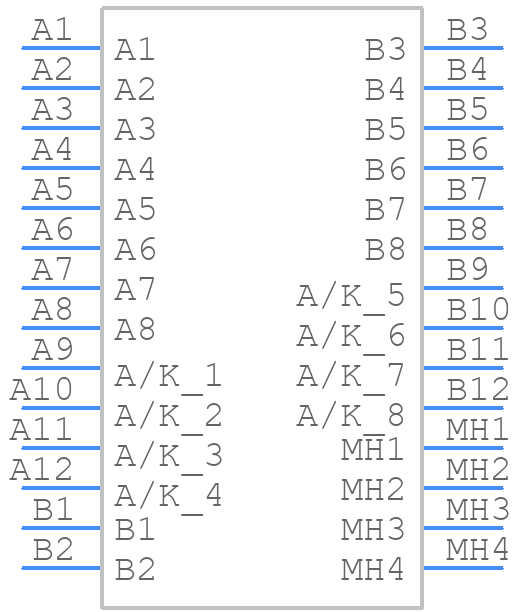 RJSAE-5381-02 - Amphenol - PCB symbol