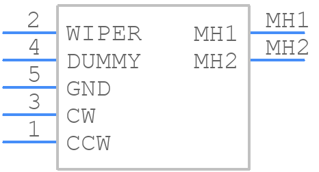 PAC18R1-31D28F - Bourns - PCB symbol