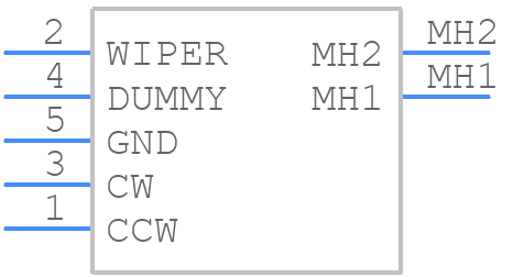PAC18R1-41D28F - Bourns - PCB symbol