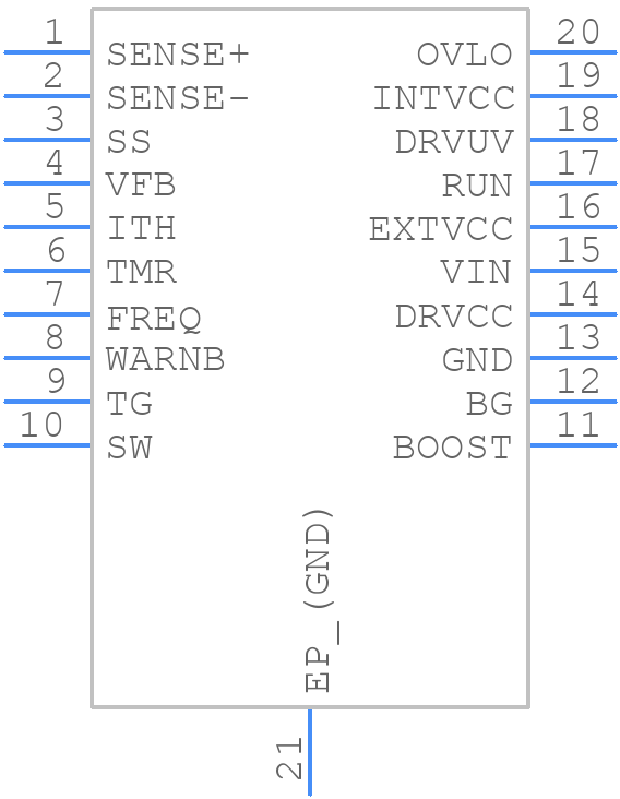 LTC7862EFE#PBF - Analog Devices - PCB symbol