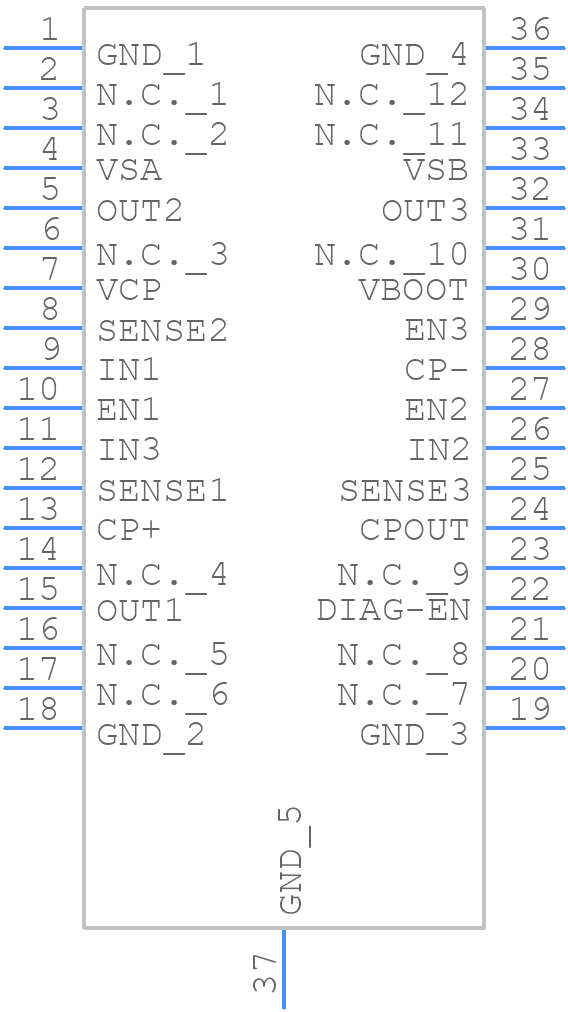 L6230PDTR - STMicroelectronics - PCB symbol
