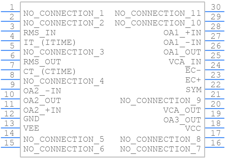 THAT4301S - THAT CORPORATION - PCB symbol