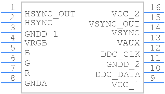 PACVGA105Q - onsemi - PCB symbol
