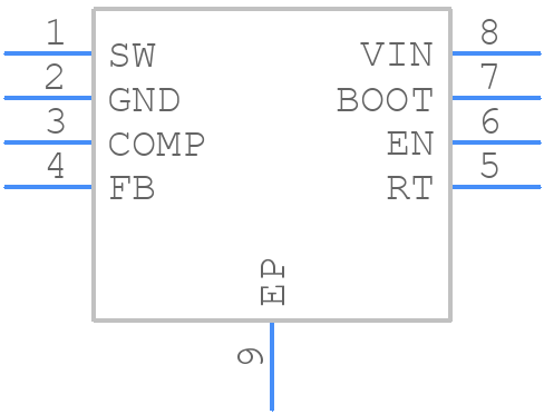 BD9G500EFJ-LAE2 - ROHM Semiconductor - PCB symbol