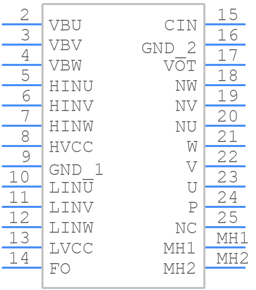 BM63573S-VC - ROHM Semiconductor - PCB symbol