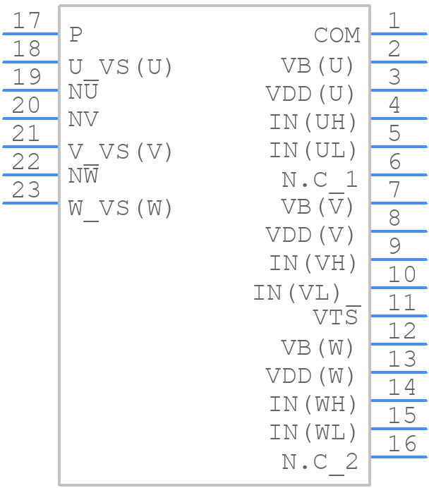 FSB50550BSL - onsemi - PCB symbol