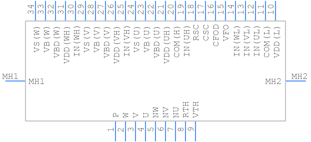 NFVA22512NP2T - onsemi - PCB symbol
