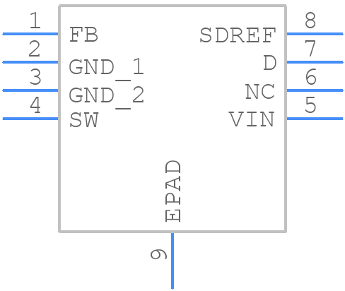 LT3462AEDC#TRPBF - Analog Devices - PCB symbol