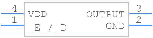 XLH736025.600000X - Renesas Electronics - PCB symbol