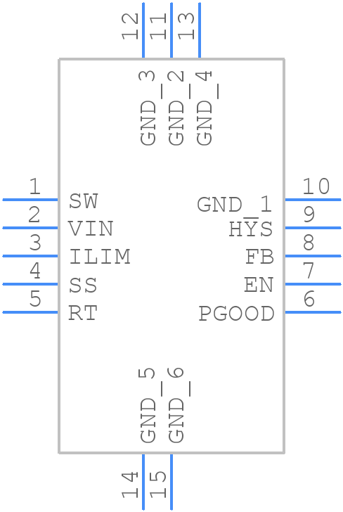 LM5165QDRCTQ1 - Texas Instruments - PCB symbol