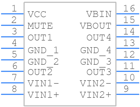 LA6531 - Sanyo - PCB symbol