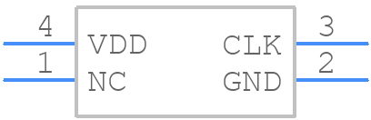 SIT5000AC-3E-33N0-25.000000Y - SiTime - PCB symbol